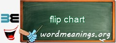 WordMeaning blackboard for flip chart